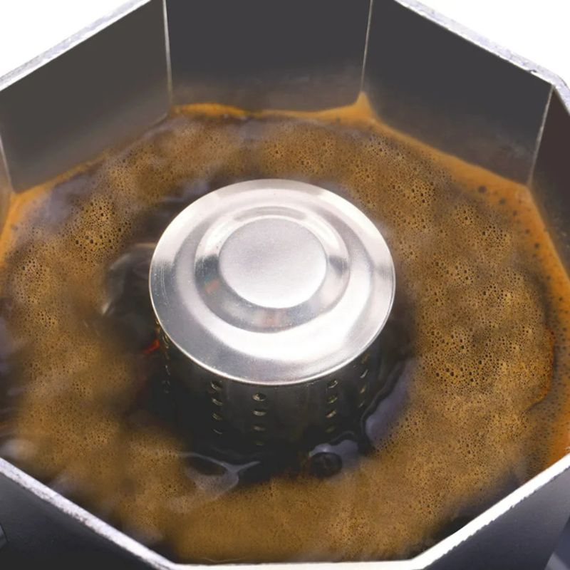 Couvercle Anti-éclaboussures Pour Cafetière – Acier Inoxydable, Valve Anti-éclaboussures, 2x3 Cm - 8