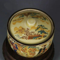 Boite Japonaise avec Peintures Traditionnelles