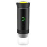 Cafetière Portable noire, sur fond blanc 