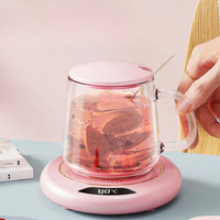 Chauffe Tasse Électrique Rose Compact et Portable