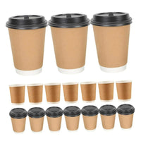 Gobelet à Café Kraft Double Paroi – Lot de 50