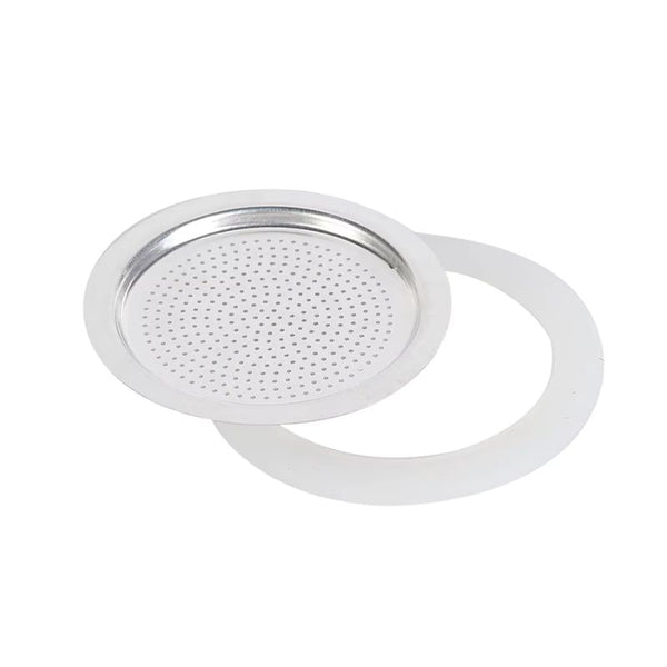 Joint Cafetière Italienne en Silicone Blanc