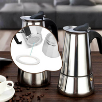 Joint Cafetiere Italienne en Silicone Blanc
