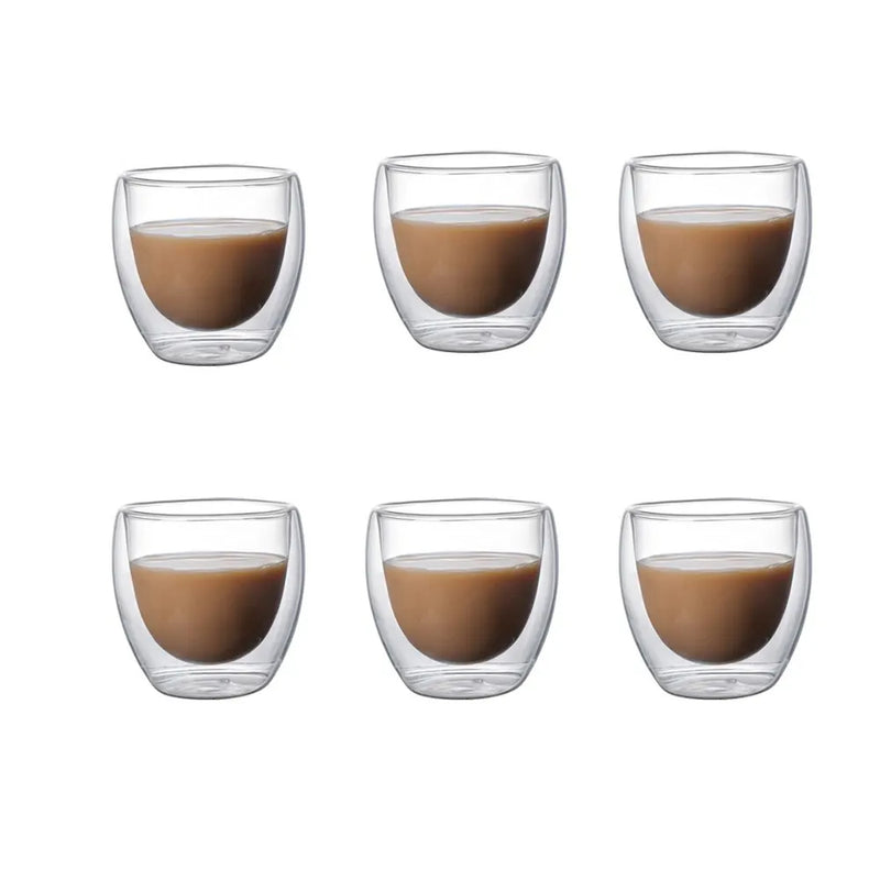 Tasse Café Design Vertical Zimoer Tasse à Café En Verre Borosilicate Set De 2 Tasses à Expresso 170ml Avec Cuillères En Acier Inoxydable (Design Fleur De Sakura) - Cadeau Parfait Pour Anniversaire