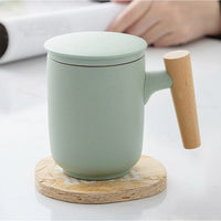 Mug Infuseur Vert en Céramique