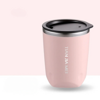 Mug Thermos Design Rose avec Capuchon