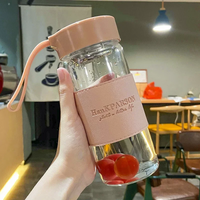 Bouteille Infuseur en Verre Transparent Écologique