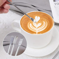 Stylo en acier inoxydable pour latté art