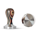 Tamper Barista Manche en Bois Coloré 58mm