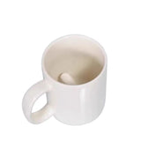 Tasse Café Originale Blanche Doigt d'Honneur