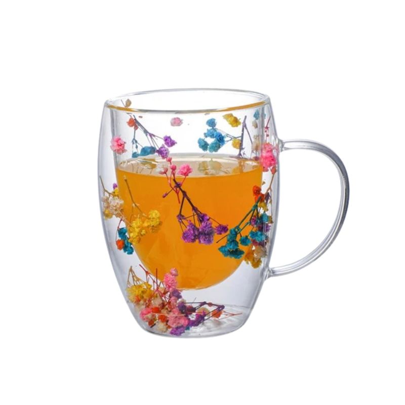 Tasse à Café En Cristal Minéral Fait Main, Style élégant, Couleur Violette Translucide, Artisanale