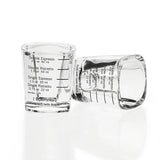 Tasse à Café en Verre Graduées – Lot de 2 – 60 ml