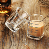 Tasse à Café en Verre Graduées – Lot de 2 – 60 ml
