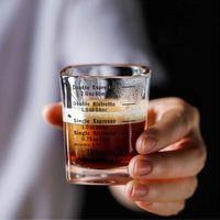 Tasse à Café en Verre Graduées – Lot de 2 – 60 ml