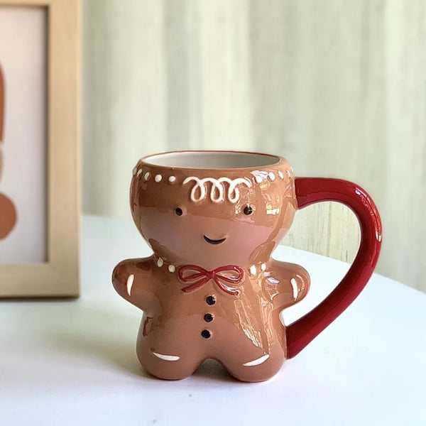 Tasse De Noël | Tasse De Noël En Céramique 3D - 35 Cl - Pour Thé